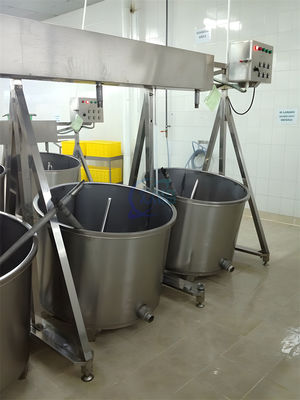 Industrial Stirrer Soaking Machine Stable Stainless Steel Material