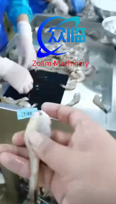 Small Size One Person Can Operate Shrimp Cutting Machine And Clean Vein