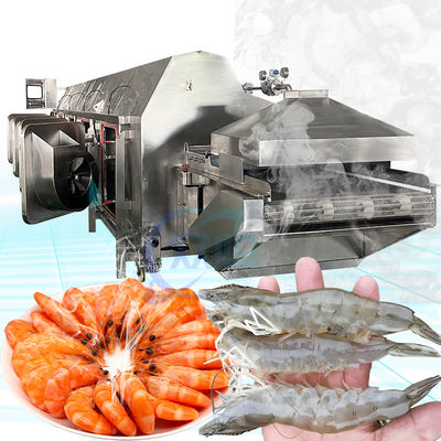 380V 50Hz Deniz ürünleri karides pişirme makinesi çok fonksiyonel 1000KG