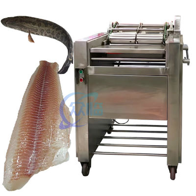 İyi bir fiyat. 20-30 pcs/Min Balık Derisi Kaldırıcı Makinesi, Çok Kullanımlı Somon Kürükleme Makinesi çevrimiçi