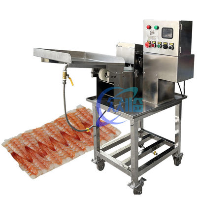 İyi bir fiyat. 0.4KW Sushi Karides Kesme Makinesi 60-80Pcs/Min Yüksek hassasiyet çevrimiçi