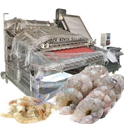 PLC Endüstriyel Karides Peeling Makinesi, SUS304 Karides Kabuklu Makine