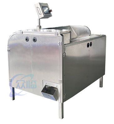 İyi bir fiyat. 1.5KW Pratik Karides Peeling Makinesi Multiscene Paslanmaz Çelik Malzeme çevrimiçi