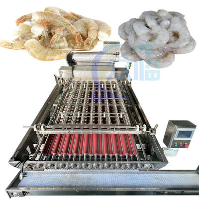 İyi bir fiyat. 380V Rulo Karides Peeling Makinesi Pratik Tam Otomatik Peeling çevrimiçi
