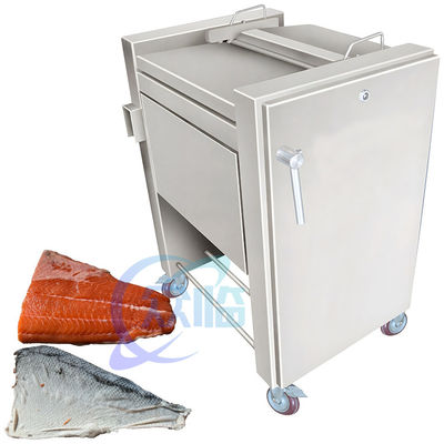 Otomatik Paslanmaz Çelik Küçük Balık Derisi Kaldırma Peeling Kesme Deri Makinesi Balıklar için Balık ölçeği kabuğu makinesi