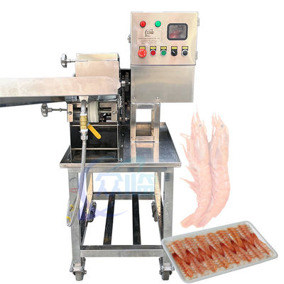 Yarı Otomatik Sushi Karides Karın Kesme Makinesi Sushi Karides Kesicisi
