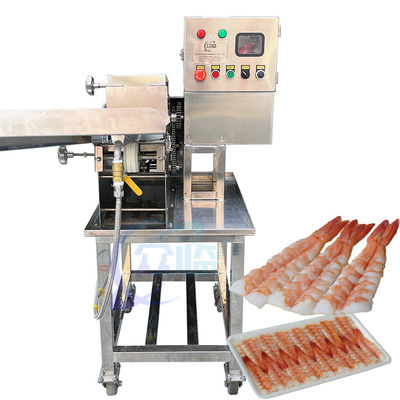 Yüksek Hassasiyetli Su Karides İşleme Makinesi Suşi Karides Kesme Makinesi
