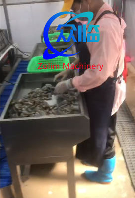 Small Size One Person Can Operate Shrimp Cutting Machine And Clean Vein