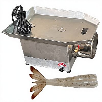 İyi bir fiyat. Dayanıklı Otomatik 0.12KW Endüstriyel Karides Kesme ve Geri Açık Peeler Makinesi Yüksek Kapasiteli EZ Peeling Ekipmanı Karides Kesicisi çevrimiçi