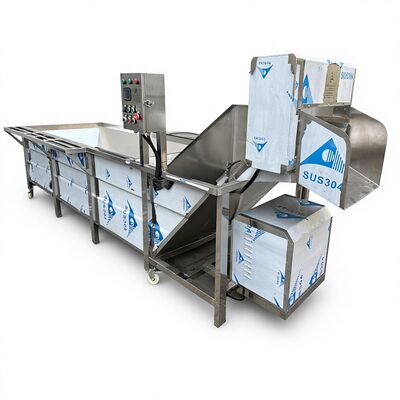İyi bir fiyat. Dondurulmuş Deniz Ürünleri ve Balıklar için Zolim Endüstriyel Otomatik Kaynatma Makinesi 4300x1500x1200mm 700-1500kg Kapasite çevrimiçi