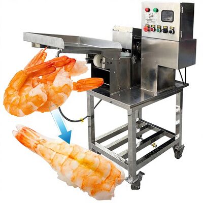 İyi bir fiyat. Deniz ürünleri ve karides karın kesicisi için Sushi Karides Kesme Makinesi 0.4KW Karides Geri Kesme Makinesi 50-70Pcs / Min Sushi EBI Kesicisi çevrimiçi