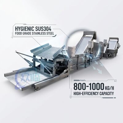 İyi bir fiyat. Smart Shrimp Processing Equipment SUS316 2000-2500KG 2.2KW 50Hz For Seafood Factory çevrimiçi