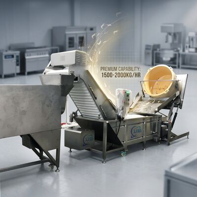 İyi bir fiyat. SUS304 Karides Başı Ayırma Sistemi 316L Paslanmaz Çelik 2500-3000KG 15KW 220V Dondurulmuş Gıda Fabrikası İçin çevrimiçi