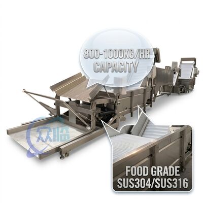 İyi bir fiyat. Fully Automatic Prawn Head Removal Machine Hygienic SUS304 1500-2000KG 11.7KW 50Hz çevrimiçi