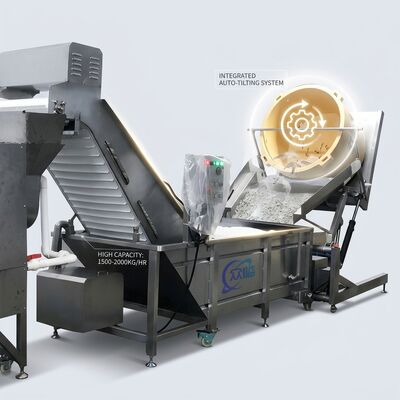 İyi bir fiyat. Yeni Tasarım Deniz Ürünleri İşleme Tesisi Ekipmanları Gıda Sınıfı SUS304 1500-2000KG 9.0KW 60Hz çevrimiçi