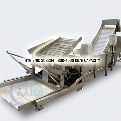İyi bir fiyat. Değişken Hızlı Karides Kafası Ayırma Sistemi Gıda Sınıfı SUS304 500-800KG 11.7KW 415V Karides İşleme Hattı İçin çevrimiçi